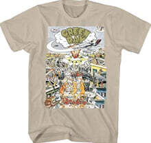 Green Day (그린 데이) - Dookie Color Scene T-Shirt - Medium Tan
