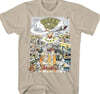 Green Day (그린 데이) - Dookie Color Scene T-Shirt - Medium Tan