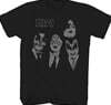 Kiss (키스) - Dressed to Kill Faces T-Shirt - XL Black