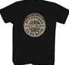 Beatles (비틀즈) - Sgt. Pepper's Drum T-Shirt - Large Black