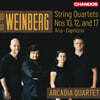Arcadia Quartet 바인베르크: 현악 4중주 6집 (Weinberg: String Quartets Vol.5)