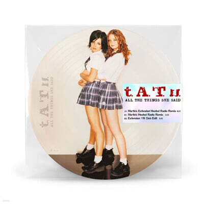 t.A.T.u. (타투) - All The Things She Said [픽쳐디스크 LP]