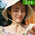 1+1 보넷햇 밀짚 여성 여름모자 벙거지 버킷햇