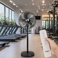 [특가] 짐머만 업소용 공업용 22인치 대형 BLDC 리모컨 선풍기 ZMF-R2248SWA