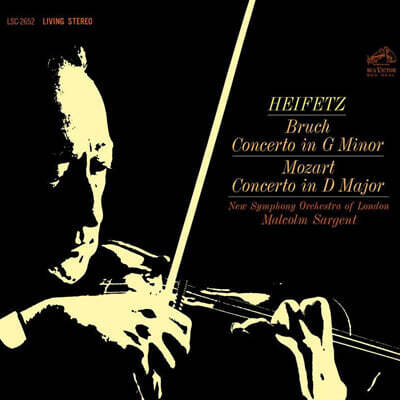Jascha Heifetz 브루흐 / 모차르트: 바이올린 협주곡 (Bruch: Violin Concerto Op.26 / Mozart: K.218) [2LP]