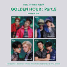 에이티즈 (ATEEZ) -  14TH MINI ALBUM [GOLDEN HOUR : Part.5][DIGIPACK UNIT VER.][4종 중 1종 랜덤발송]