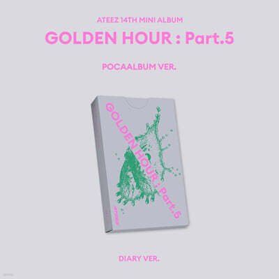 에이티즈 (ATEEZ) -  14TH MINI ALBUM [GOLDEN HOUR : Part.5][POCAALBUM][DIARY VER.]