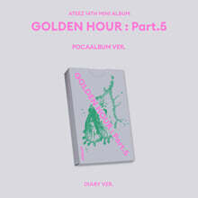 에이티즈 (ATEEZ) -  14TH MINI ALBUM [GOLDEN HOUR : Part.5][POCAALBUM][DIARY VER.]