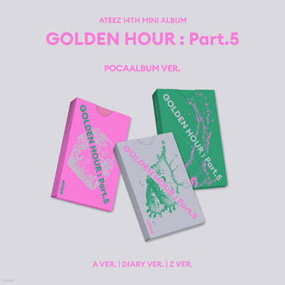 에이티즈 (ATEEZ) -  14TH MINI ALBUM [GOLDEN HOUR : Part.5][POCAALBUM][3종 SET]