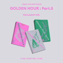 에이티즈 (ATEEZ) -  14TH MINI ALBUM [GOLDEN HOUR : Part.5][POCAALBUM][3종 SET]
