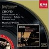 [중고] Maurizio Pollini, Paul Keltzki / Chopin : Piano Concerto No.1 Op.11, Nocturne, Ballade, Polonaise (수입/724356754928)
