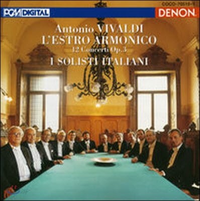 [중고] I Solisti Italiani / Vivaldi : &#39;L&#39;Estro Armonico&#39; 12 Concerti Op.3 (2CD/일본반/수입/coco705101)