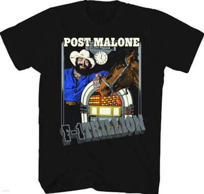 Post Malone (포스트 말론) - F-1 Trillion Jukebox T-Shirt - Large Black
