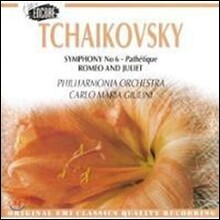 [중고] Carlo Maria Giulini / Tchaikovsky : Symphony 6, Romeo & Juliet (eked0030)