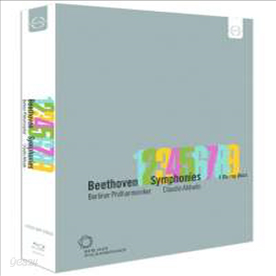 베토벤: 교향곡 전집 (Beethoven: Complete Symphonies Nos.1 - 9) (4Blu-ray) (2013)(Blu-ray) - Claudio Abbado