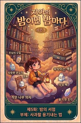 마음치유동화 <지아의 밤이면 밤마다> 시즌1: 제5화 밤의 서점