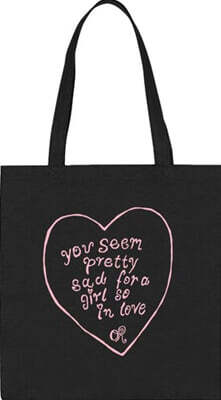 Olivia Rodrigo (올리비아 로드리고) - Pretty Sad So In Love - Indie Store Exclusive - Mini Fashion Tote Black