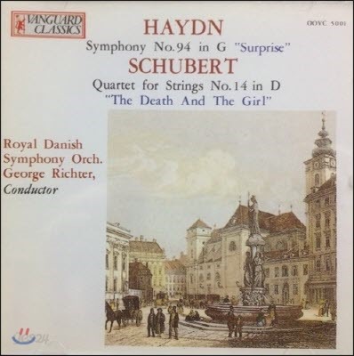 George Richter, Erich Kloss / Haydn: Symphony No.94 In G Surprise, Schubert: Quartet For Strings No.14 In D (미개봉/oovc5001)