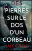Des pierres sur le dos d'un corbeau