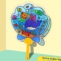 바닷속 썬캐쳐 부채