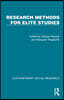 Research Methods for Elite Studies