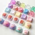 5개세트 키캡키링 만들기 DIY 부자재 키보드 키링 클리커 1구 2구 3구 4구 제작 재료