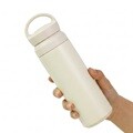 바른락 핸디루프 보온 보냉 진공 텀블러 500ml(크림)