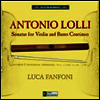 롤리 : 바이올린과 통주저음을 위한 소나타 (Antonio Lolli : Sonatas for Violin and Basso Continuo)(CD) - Luca Fanfoni