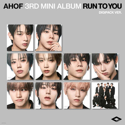 AHOF (아홉) - 미니앨범 3집 : RUN TO YOU [DIGIPACK Ver.][10종 중 1종 랜덤발송]