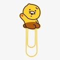 카카오프렌즈 빅클립 북마크 춘식이_인사