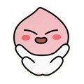 카카오프렌즈 형태 마우스패드 어피치