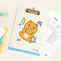 카카오 세이치즈 A4 클립보드 라이언