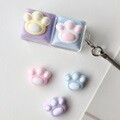 50개 발바닥 고양이 키캡파츠 데코덴 부자재 키링 만들기 DIY 꾸미기 재료 귀여운 캐릭터 소품