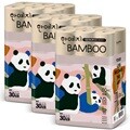 한예지 팬더캐릭터 Bamboo 대나무펄프 3겹 화장지 30m 30롤 3팩