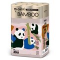 한예지 팬더캐릭터 Bamboo 대나무펄프 3겹 화장지 30m 30롤 1팩