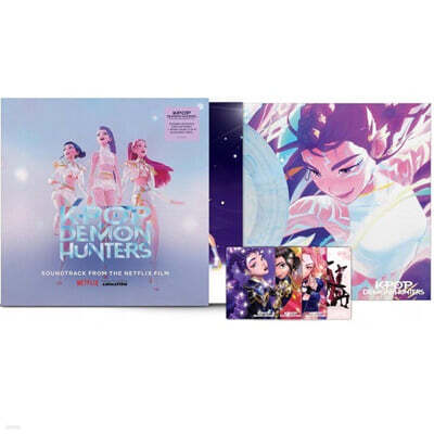 케이팝 데몬 헌터스 영화음악 (KPop Demon Hunters From The Netflix Series OST) [블루 미스트 컬러 LP]