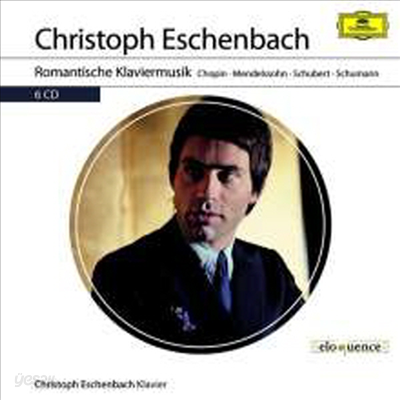 에센바흐의 낭만주의 피아노 녹음집 - 쇼팽, 멘델스존, 슈베르트 &amp; 슈만 (Christoph Eschenbach - Romantische Klaviermusik) (6CD Boxset) - Christoph Eschenbach