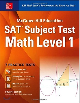 McGraw-Hill Education SAT Subject Test Math Level 1, 4/E