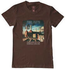 핑크 플로이드 티셔츠 (Pink Floyd - Animals Album Cover - Heavy Cotton T-Shirt - XL Chocolate)