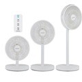 [쿠비녹스] 12인치 7엽 리모컨 팬큘레이터 (CX-255DF/간편한 보관/높이조절)