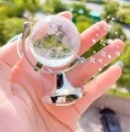 투명 미니 지구본 데스크테리어 홈 사무실 책상 인테리어 소품 장식 개업식 집들이 선물