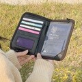 트래블라라 RFID 차단 가족 여권 파우치 해외여행 여권 지갑 가방 안티스키밍
