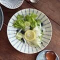 니코트 담음새가 좋은 깊고 큰접시 새벽빛 MADE IN JAPAN