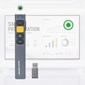나비 디지털 포인터 그린 레이저 무선 프리젠터 NV119-PPT660