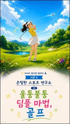 마음치유동화 <지아의 밤이면 밤마다> 시즌4: 3화 울퉁불퉁 딤플 마법, 골프