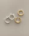 [925 Silver] Pepe earrings E 34