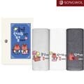 송월 한가위 말이야 자수 호텔수건 1매 선물세트
