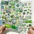 10P 네잎클로버 다꾸 스티커 마테 마스킹테이프 고전 문구 칼선 탑꾸 폰꾸 탑로더 꾸미기
