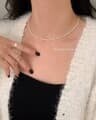 925 Silver, Happinessism necklace A 20