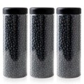 냉장고 ALL 원형(블랙) 보관용기 1000ml (대) X 3개입